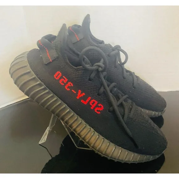 Adidas Yeezy Boost 350 V2 Low Bred Black/Red Men’s Size 8